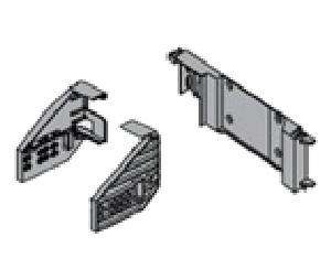 Blum BPZ10D5800US Adapter Set for Horizontal Profile, Face Frame