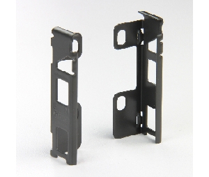 Blum BPZB7M000S LEGRABOX Rear Fixing Bracket Set, "M" Height, Orion Gray Finish