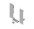 Blum BPZIF75D0US-GRAY Interior Front Fixing Bracket Set, Nylon, Gray Finish