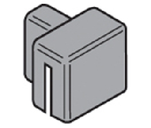 Blum BPZRM000410 METAFILE Lateral Bracket, Zinc