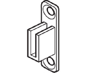 Blum BPZRM000510 METABOX Hanging Rail Support for METAFILE, Nylon Material