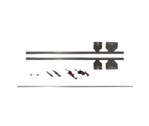 Blum BPZST686TU01 TANDEM Plus BLUMOTION 21" Lateral Stabilizer Rod Kit, 27" Length, Aluminum