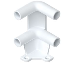 Blum BPZTU00Z0 Corner Post, Synthetic, White Color