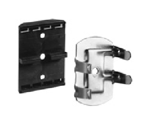 Camar CM202-AN-C2 Groove Mount Toe Kick Clip Plastic, 4 Finger Clip