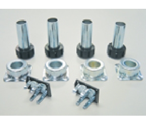 Camar CM400-028B Grooved Toe Kick Cabinet Leveler - 1 Set