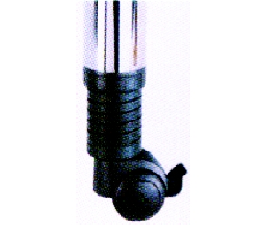 Camar CM666-8S-ST Single Pack Brushed Steel Table Legs, 34-1/4"-38-1/4" Counter Height