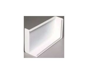 Camar CM806-01-SX Plastic Cover Cap for Hanging Rail Bracket, Left Sided, White Finish
