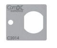 CompX NLC2014-2C Strike for Disc & Pin Tumbler Locks - Zinc Plated Finish