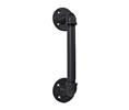 CSHardware QG5213990108 Rolling Barn Door Hardware Accessory, Steel Handle, Pipe Style - Black Finish