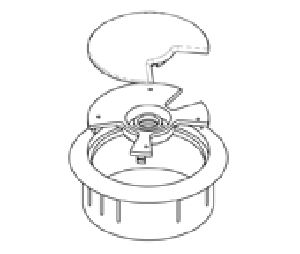 Custom Accents CWCPF-2600 2-7/8" Black Round Wire Grommet