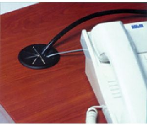 Custom Accents CWF2671 100 Each 2-3/8" White Round Wire Gripping Grommets