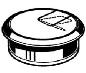 Custom Accents PL6610BN 1" Brown Round Wire Grommet