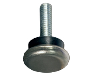 DH Casters  CC7814 Economy Height Adjustable/Standard Duty Leveling Non-Swivel Glides