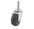 DH Casters CCL20T1MS Threaded Stem Mount Swivel Casters Without Brake, Light Duty, 66 lb Weight Capacity, Gauge: 18