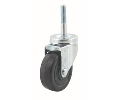 DH Casters CCLM3T3RS Threaded Stem Mount Casters Without Brake, Medium Duty, 220 lb Weight Capacity