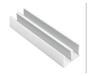 EPCO EP48A34-6 Sliding Door Tracks-Dual, Upper Guide, for 3/4" Thick Doors, 6' Length