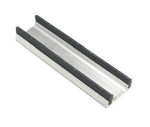 EPCO EP821A-6 Sliding Door Dual Track, Lower Track, 6' Length - Anodized Aluminum Finish