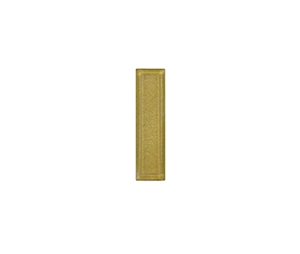EPCO EPGP17B Sliding Door Pulls Series, Plastic PSA Stick-On-Pulls, 2-13/16" Length x 13/16" Height, Brass Finish