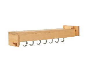Rev-A-Shelf RSGLD-W22-SC-7  Pan/Utility Organizer, Blum Slides, 5 Hooks - Maple Finish