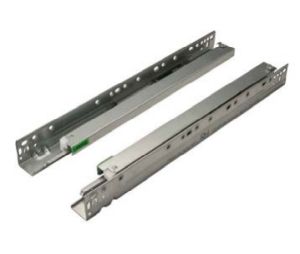 Grass America GF13039-03 75 lb Soft-Close Undermount Drawer Slides, 18" Length - Zinc Finish - 1 Set