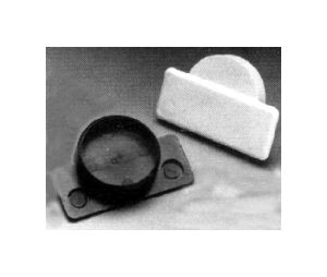 Grass America GF22227 European Concealed Hinge, Cover Cap - White Finish