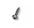 Grass America GF81007  Wood Screws, #10 Gauge, 3/4" Length, Round Head, Phillips Drive, Coarse Thread, Sharp Point - Nickel Finish