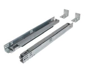 Grass America GFDYNAPRO3D75-21 100 lb Dynapro 3-D Full Extension Undermount Slides, 21" Length - Zinc Finish - 1 Set