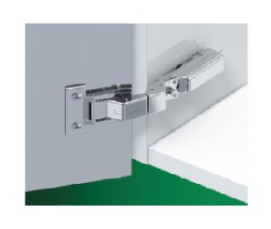 Grass America GFF029140331217 125° Hinge for Thin Doors, Overlay, Soft-Closing, Screw-On