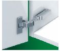 Grass America GFF029140338217 110° Hinge for 12mm to 28mm Door Thicknesses, Overlay, Soft-Closing, Screw-On