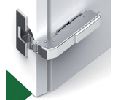 Grass America GFF034139398223 110° Tiomos Self-Close Blind Corner Hinge, Inset Overlay, Tool-Less