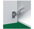 Grass America GFF046140365213 110° Hinge, for Handle Free Doors, Soft-Closing, Half Overlay, Screw-On