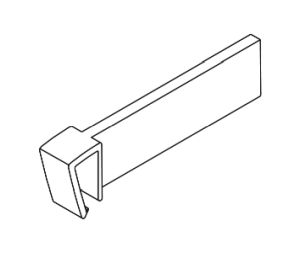 Grass America GFF102109962233 Cross Divider, Railing - Stone Finish