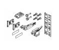 Grass America GFF136100318517 H185 Inset Drawer Accessory Set - Silver Gray Finish