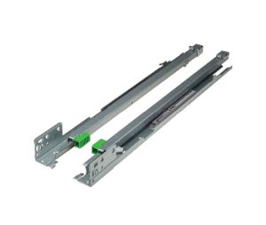 Grass America GFMAXCESSFF-21 Grass Maxcess Undermount Drawer Slides, 21" Length - Zinc Finish - 1 Set