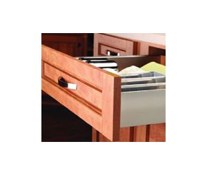 Grass America GFP907-600 Cabinet/Drawer Slide Pair Member, 154 lb Load Capacity, 24" Length