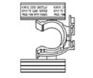 Hardware Concepts Inc. PL5898-000 Plastic Toe Kick Clips - Box of 1000