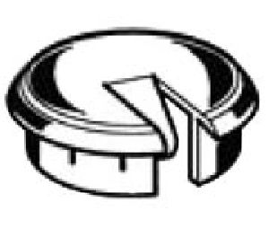 Hardware Concepts Inc.  PL6330BL 1" Black Round Wire Gromment