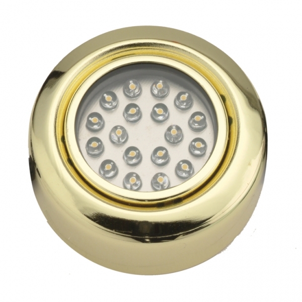 Hardware Concepts PL512006075 LED Dimmable Metal Puck Light, 1.5 Watts