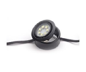 Hardware Concepts PL512008-014 Super Bright LED Puck Light, 2-3/4" Overall Diameter, 1.4 Watts, Dimmable, Frosted Glass, Cool White Light Color, 5500 Color Temperature, Black Finish
