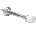 Ives IV61MB26D Passage Door Hardware, Door Stops, Screw-In Wall Stops - Satin Chrome Finish, Brass Material