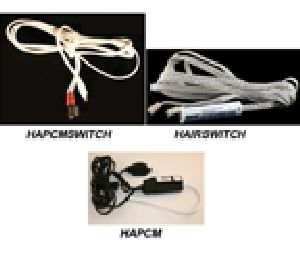 Hera HAIRSWITCH D-Shaped, Motion or Door Activated On/Off Sensor, 2-1/2" Length, White Finish