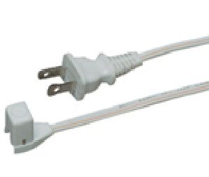 Hera HASPC6XL Power Cord, 6" Length, White Finish