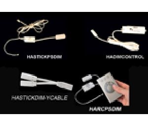 Hera HASTICKPSDIM Dimmer Driver, Plugs into KB12-LED Driver & HADIMCONTROL, 48 Watts, White Finish