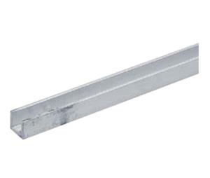 Hettich HT1222-6 Floor Mount Aluminum Extruded Guide Channel, 72" Long