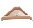 Hughes Supply PGH441E  Plastic Corner Braces, 3-5/8" x 3/4" Dimensions - Tan Finish - Pack of 1200