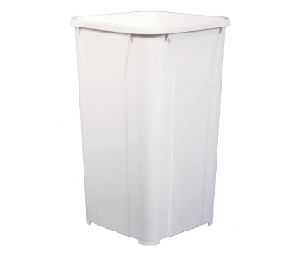 Knape & Vogt FYQT50PB-W  Trash Pull-Out Replacement Bin, 50 QT Capacity - White Finish