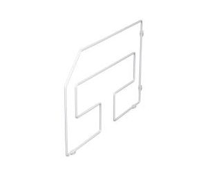 Knape & Vogt FYTD18N-W  Stationary Tray Dividers, Base Cabinet Tray Dividers - White Finish - 10 per box