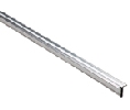 Knape KV953ZC-144 Shoes for 1/4" Glass - Scant or Full, 144" Length, Zinc Finish