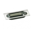 Knape KVCS813ANO 3/8" Steel Flush Door Pulls, Anochrome Finish