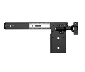 Knape & Vogt  KV8080PEZEB-12  Ebony Black Medium Duty 30 lb Pocket Door Slide, 12" Length, KV8080 Series